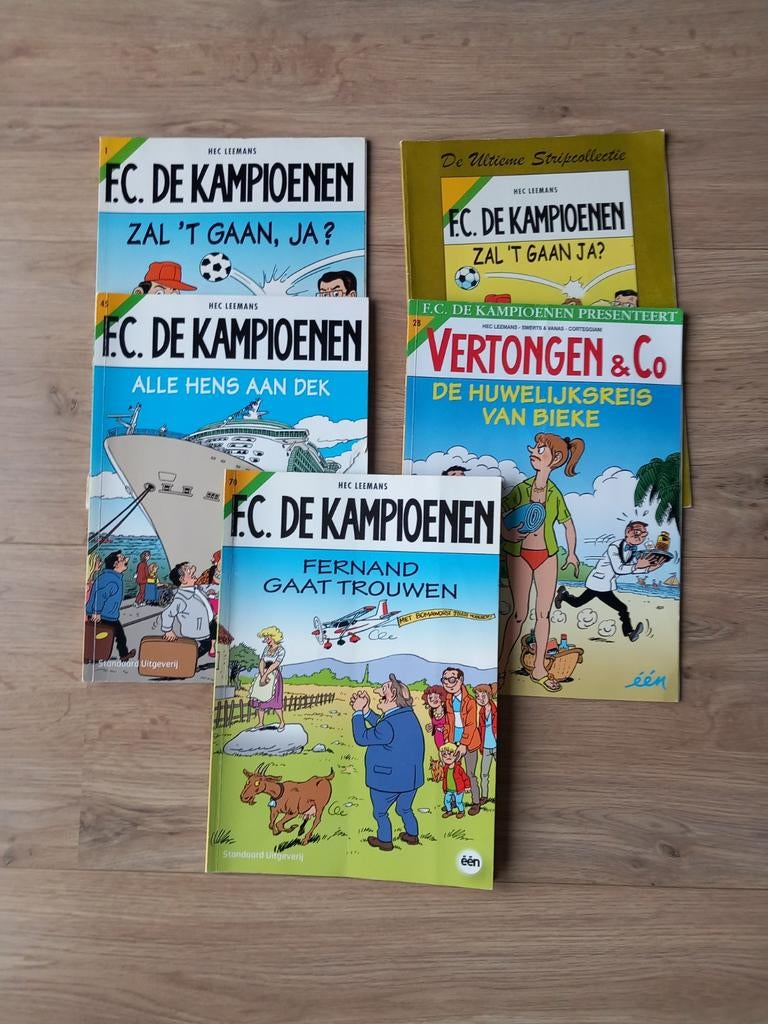 6 strips FC De Kampioenen, Enlèvement ou Envoi