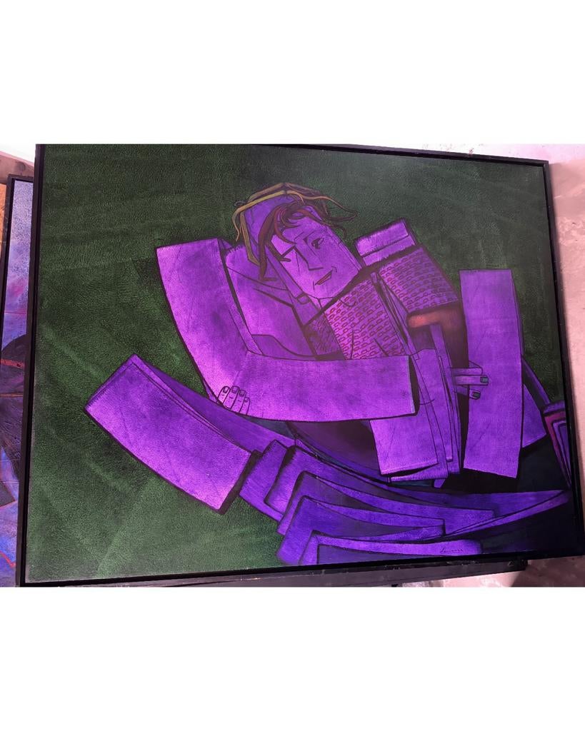 Peinture de Roland Lavianne., Antiquités & Art