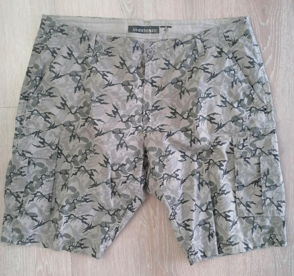 Korte lichte broek heren lichtgrijs 40, Enlèvement ou Envoi, Comme neuf, Autres tailles, Gris