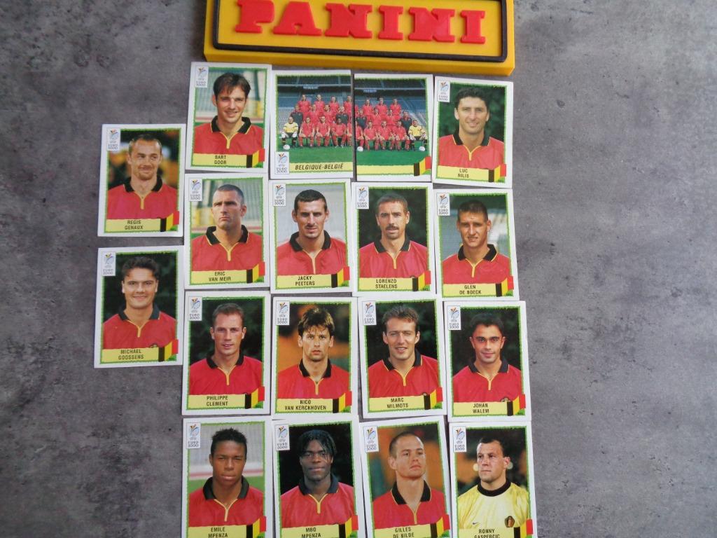 PANINI autocollants de football EURO 2000 EK18x diables roug, Envoi, Comme neuf