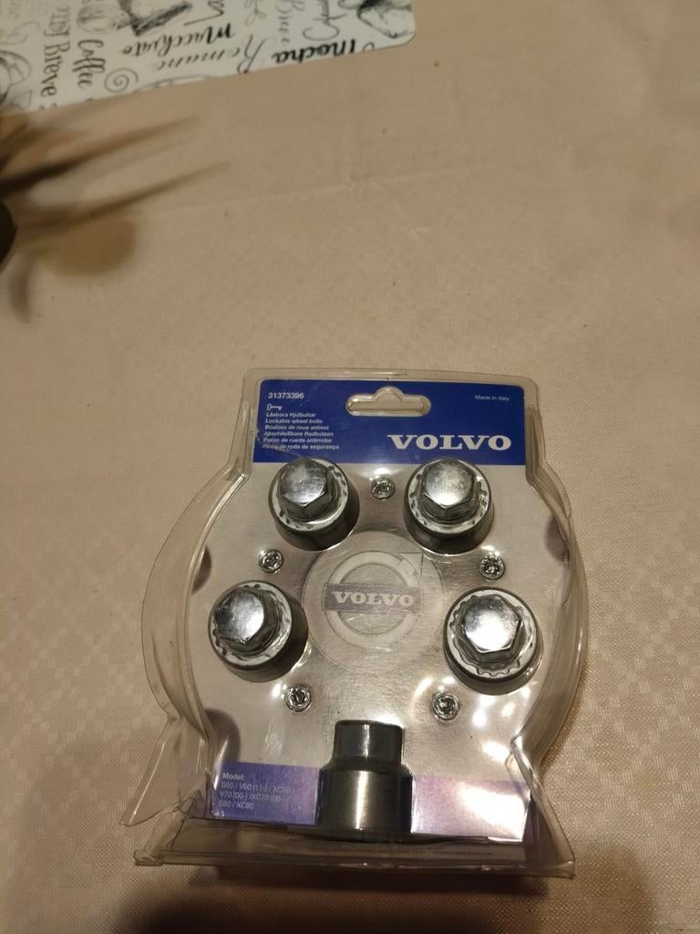 Nouveau jeu de boulons antivol Volvo d'origine, Enlèvement