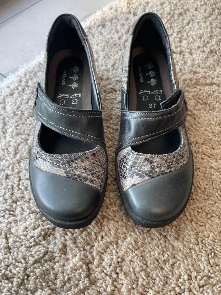 Orchard Suave leren ballerina’s nieuw, Nieuw, Grijs, Sandalen of Muiltjes, Ophalen of Verzenden