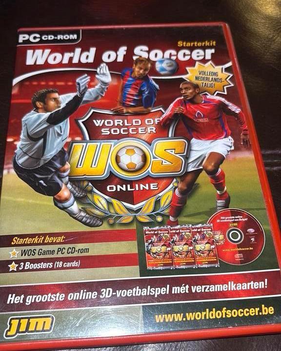NOUVEAU CD-ROM PC WOS GAME STARTERKID : WORLD OF SOCCER !, Enlèvement ou Envoi, Comme neuf, Online