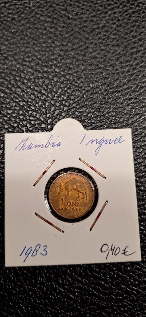 Zambia 1 Ngwee 1983, Postzegels en Munten, Munten | Afrika, Ophalen of Verzenden, Zambia