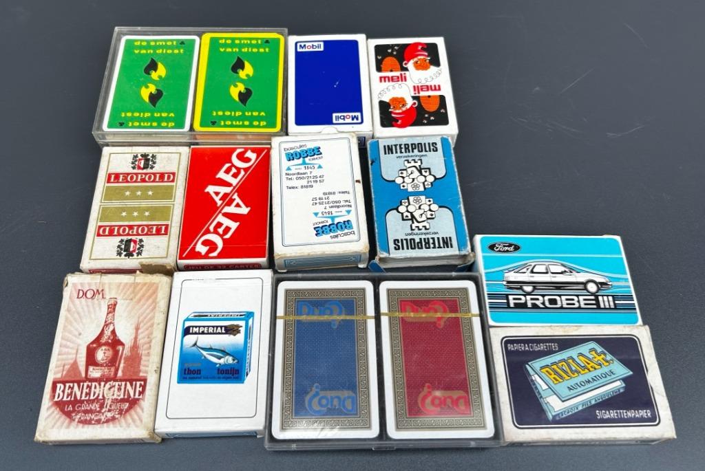 Verschillende sets speelkaarten, Verzamelen, Ophalen of Verzenden, Gebruikt, Speelkaart(en)