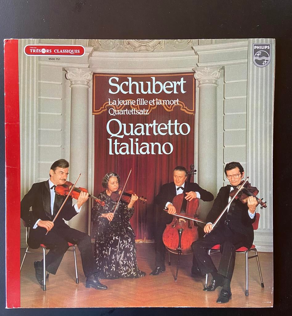 LP Schubert Quartetto Italiano La jeune fille 1980 NM, Cd's en Dvd's, Vinyl | Klassiek, Classicisme, Ophalen of Verzenden