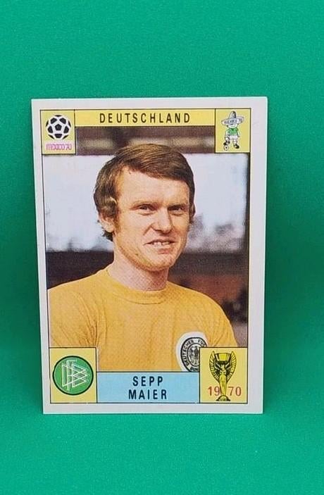 Panini Mexico '70 Sepp Maier, Ophalen of Verzenden, Zo goed als nieuw