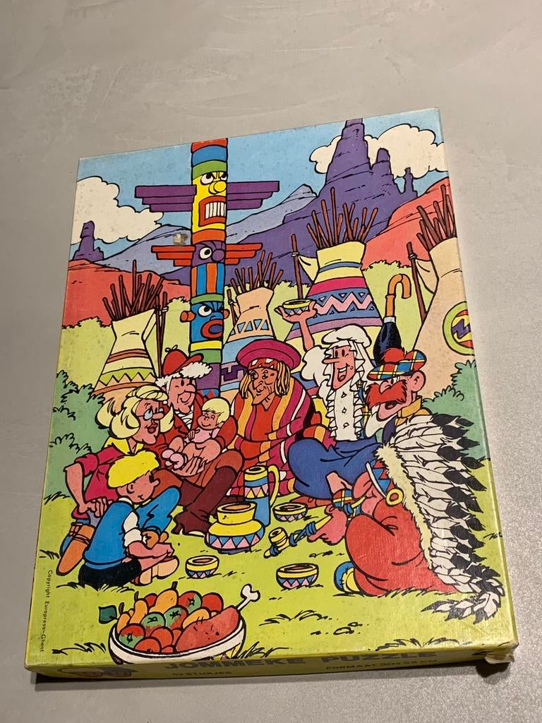 Vintage Jommeke Puzzel 63 st, Verzamelen, Ophalen of Verzenden, Zo goed als nieuw