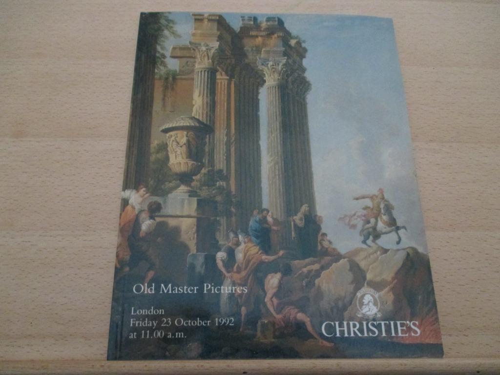 Old Master Pictures Christie’s London  Friday 23 October 199, Christie’s, Ophalen of Verzenden, Zo goed als nieuw, Schilder- en Tekenkunst