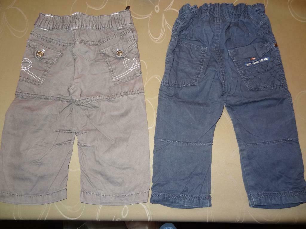 Pakketje 2 knappe baby broeken (maat 80) (goede staat), Mexx, Gebruikt, Broekje, Ophalen of Verzenden
