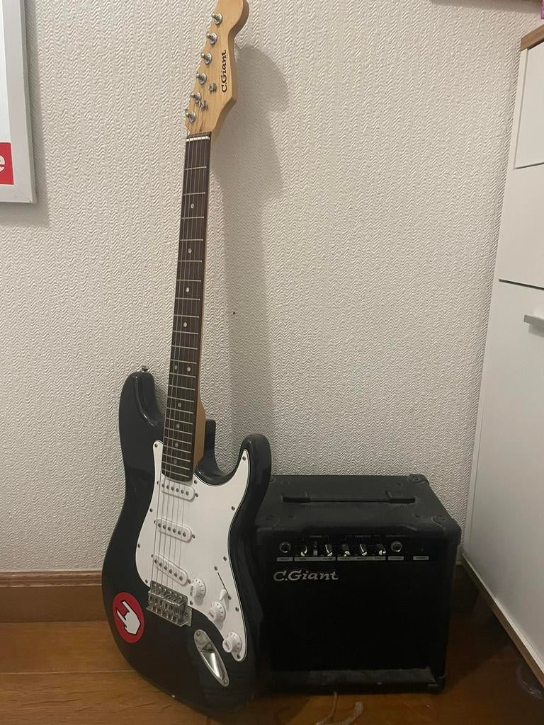 C. Giant guitaar, Musique & Instruments, Autres marques, Enlèvement, Solid body, Avec ampli