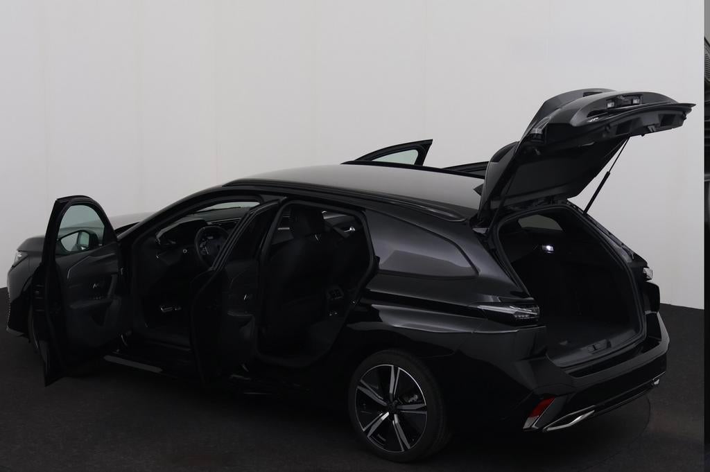 Peugeot 308 SW GT, Auto's, Peugeot, 1199 cc, Zwart, 1320 kg, Kunstmatig leder