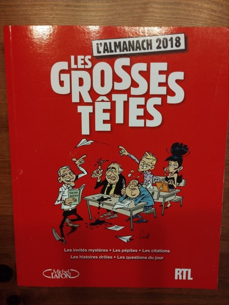 Les grosses Têtes L'almanach 2018, Enlèvement ou Envoi, Comme neuf