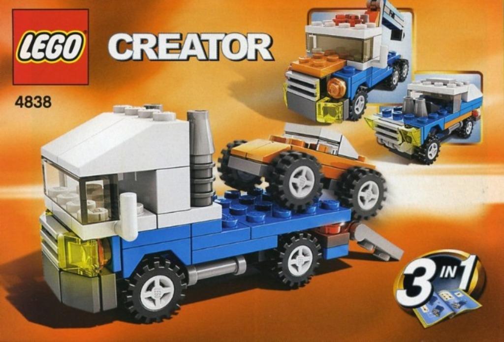 LEGO Creator Traffic 4838 Mini Vehicles, Enfants & Bébés, Enlèvement ou Envoi, Comme neuf, Ensemble complet, Lego