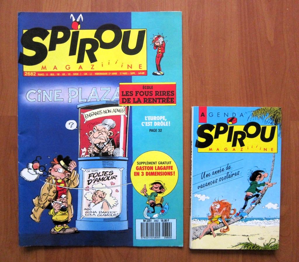 Spirou 2682 avec les 2 suppléments - Neuf (1989), Livres, BD, Comme neuf, Plusieurs BD, Enlèvement ou Envoi