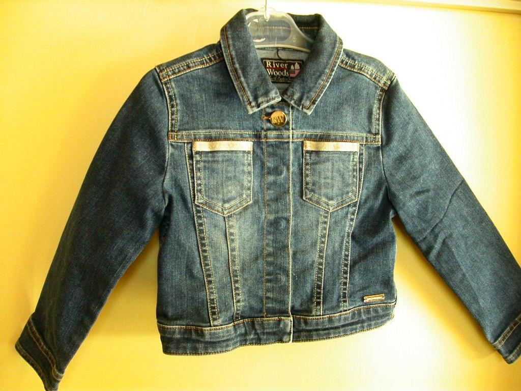 RIVER WOODS  Veste en jeans fille T 5 - 6 ans, River Woods, Enlèvement ou Envoi, Pull ou Veste, Utilisé