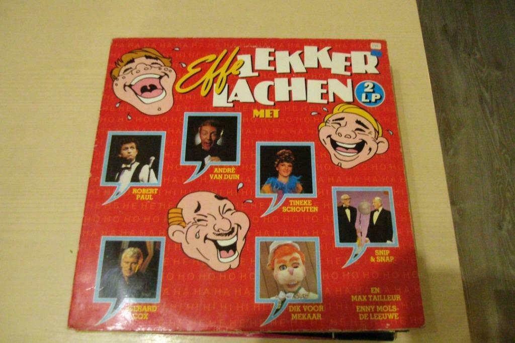 effe lekker lachen met    dubbel lp, Cd's en Dvd's, Vinyl | Nederlandstalig, Ophalen of Verzenden, 12 inch, Streekmuziek
