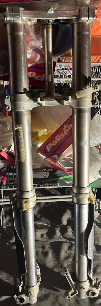 Fourche complète pour Kawasaki KXF et Suzuki RMZ, Ophalen of Verzenden, Gebruikt