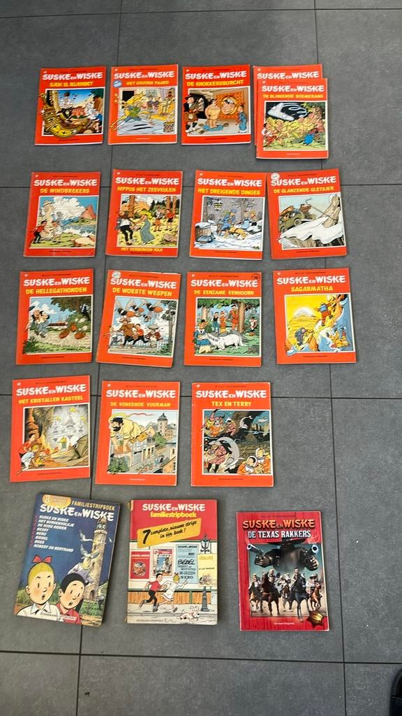 Suske en Wiske, jommeke, Asterix, de smurfen, kiekeboe enz.., Enlèvement, Utilisé