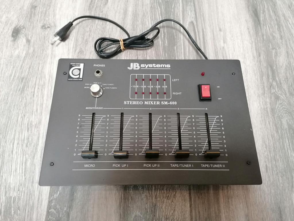 Mengpaneel JB Systems SM-600, Ophalen of Verzenden, Zo goed als nieuw, 5 tot 10 kanalen, Microfooningang