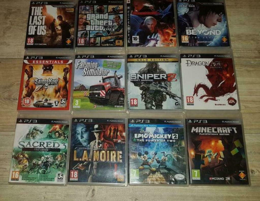 Divers jeux PS3, Enlèvement ou Envoi