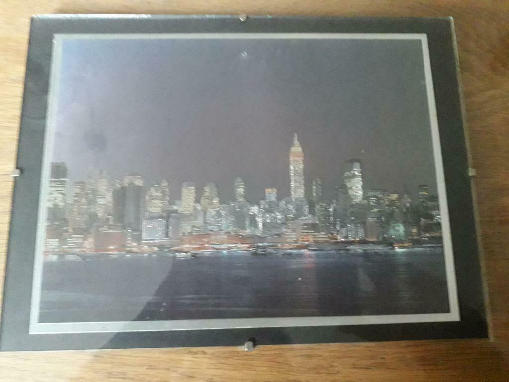 Cadre sous-verre New – York, Moins de 50 cm, Enlèvement ou Envoi, Utilisé, Autres matériaux