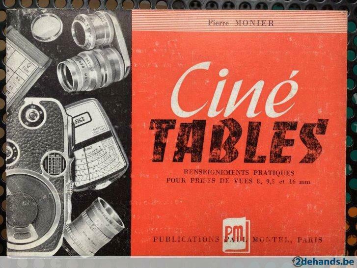 Ciné tables - Pierre Monier, Enlèvement ou Envoi, Utilisé