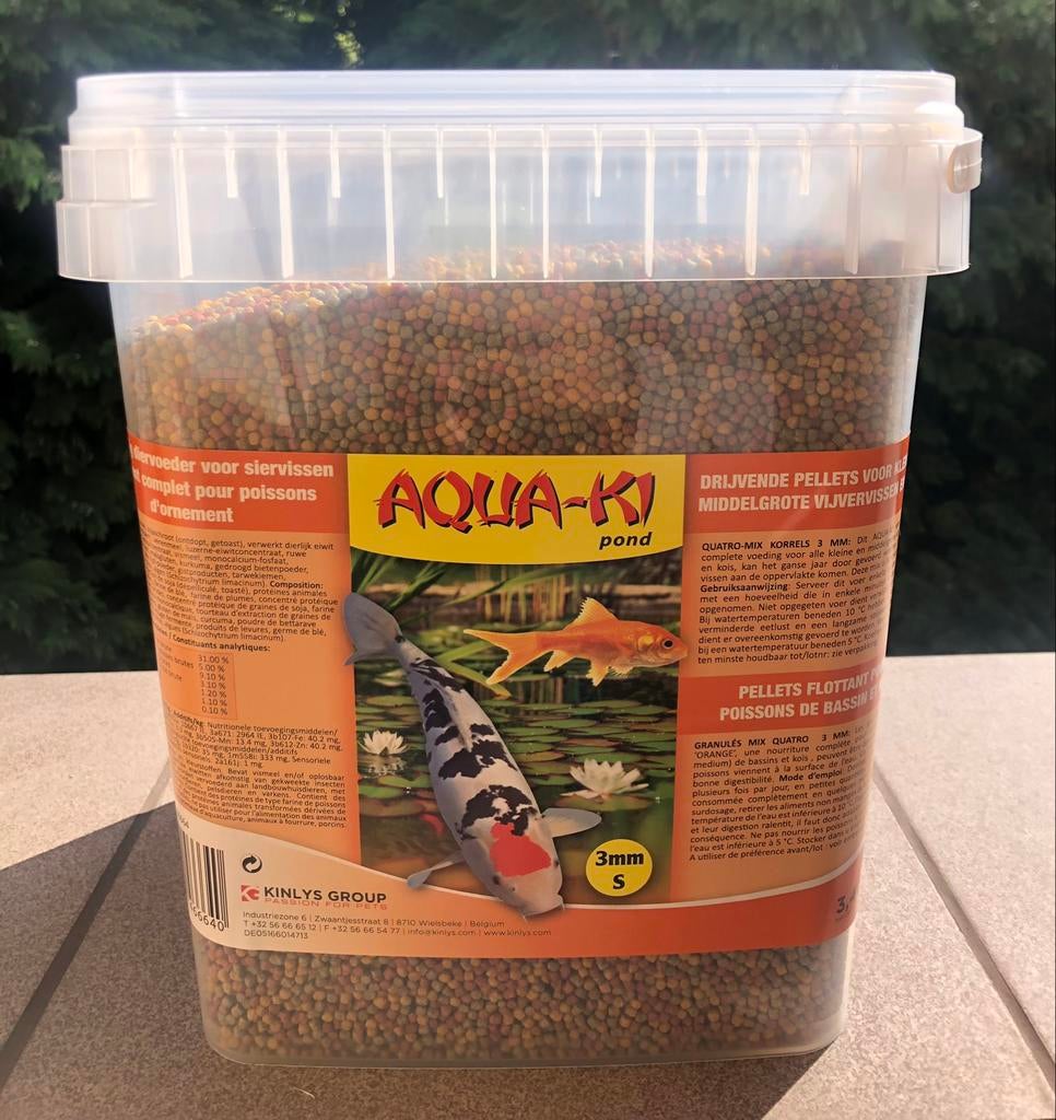 Voedsel voor vijvervissen en koikarpers. 3,5 kg, Dieren en Toebehoren, Dierenvoeding, Vis, Ophalen