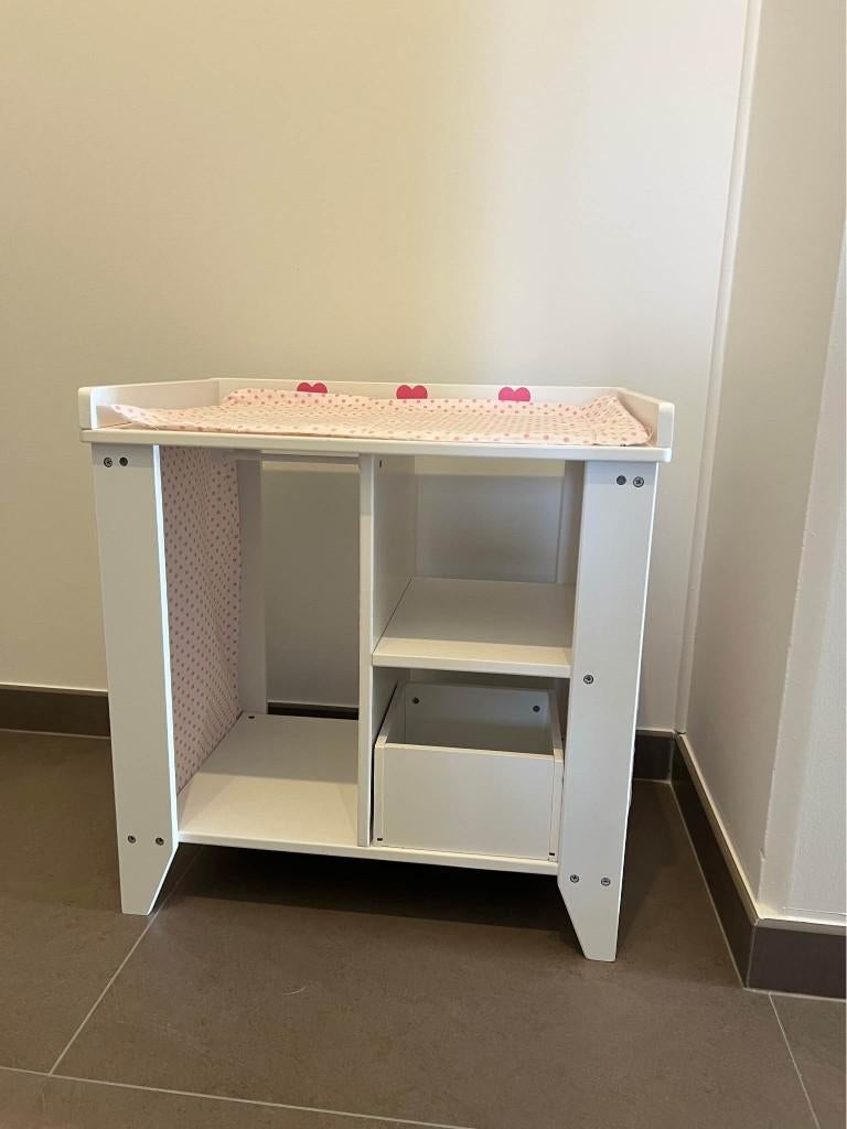 Houten Verzorgingstafel - Pop, Ophalen, Nieuw, Babypop