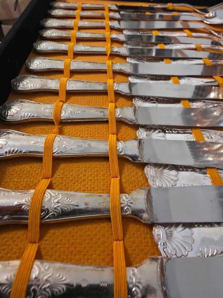 Service vintage 51 pcs avec marquages 800 & AP coffret, Enlèvement ou Envoi