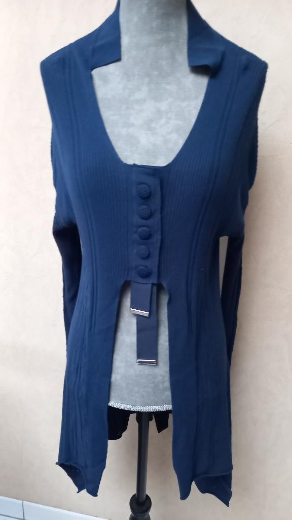 Trui, Kleding | Dames, Maat 38/40 (M), Blauw, HIGH TECK, Ophalen of Verzenden