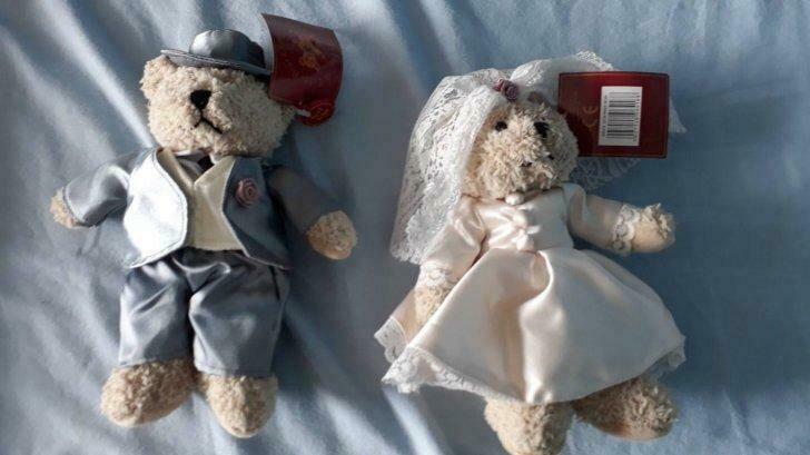 English Teddy Bear Company - decoratief bruidspaar, Ophalen of Verzenden, Nieuw