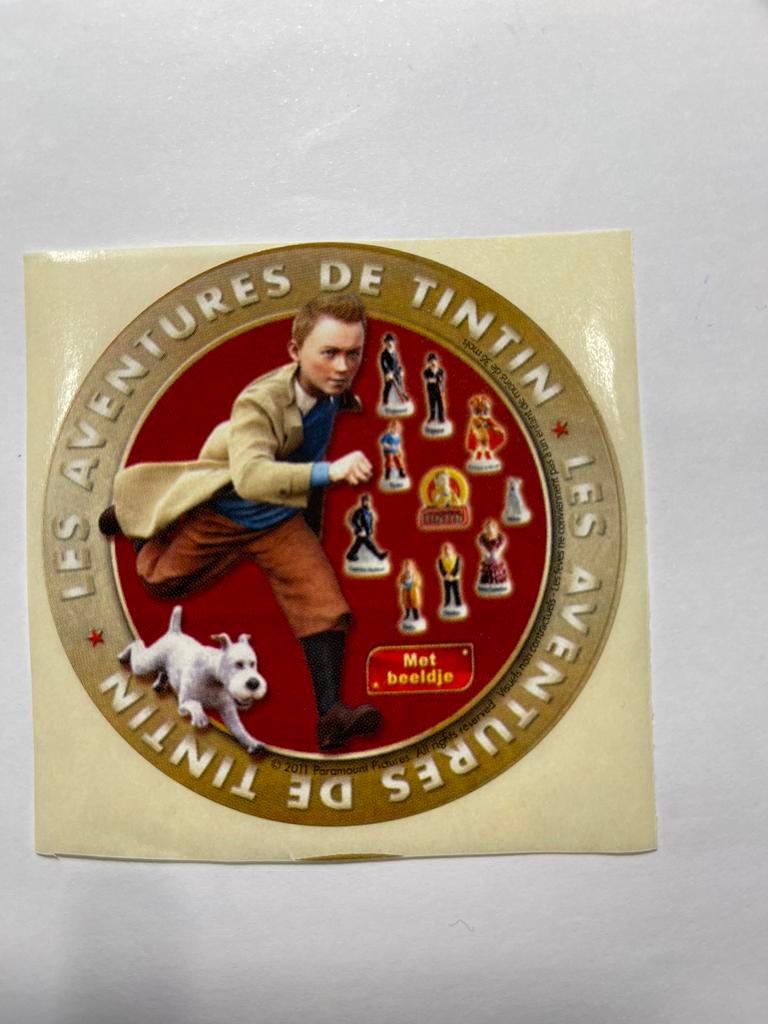 Kuifje sticker paramount pictures 2011 Nieuwstaat, Collections, Personnages de BD, Tintin, Enlèvement ou Envoi