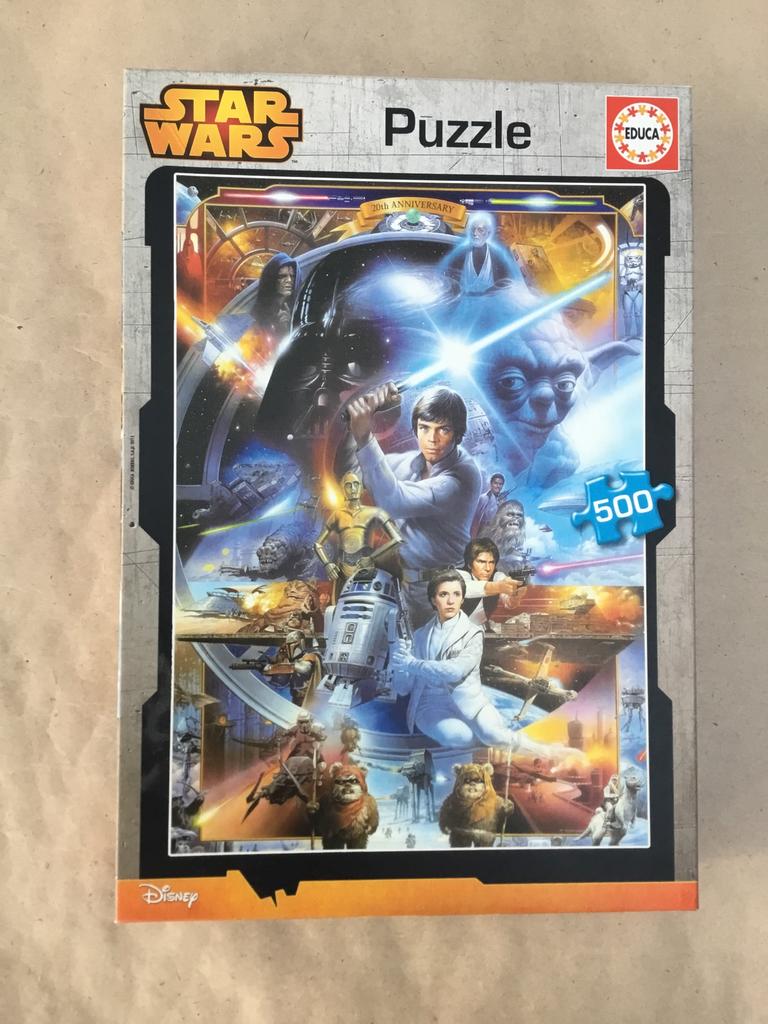 Star Wars puzzel 500 stuks, Ophalen of Verzenden, Zo goed als nieuw, Spel