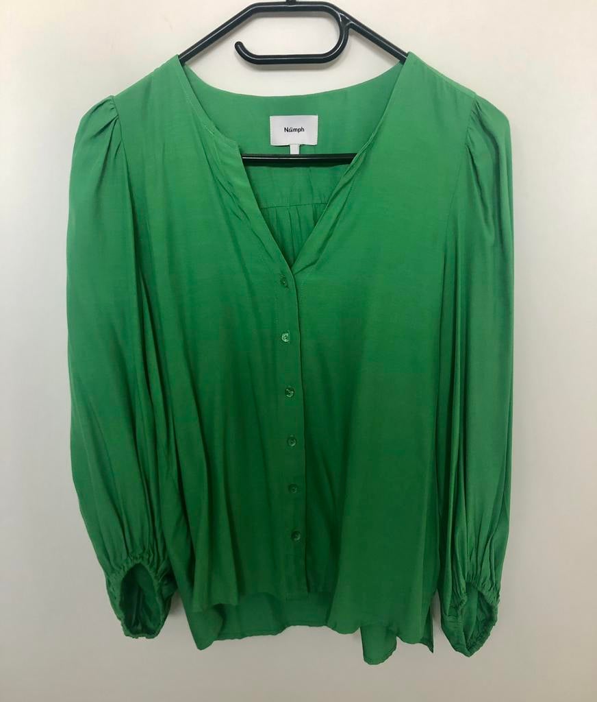 Groene blouse van Nümph, Nümph, Ophalen of Verzenden, Zo goed als nieuw, Maat 36 (S)