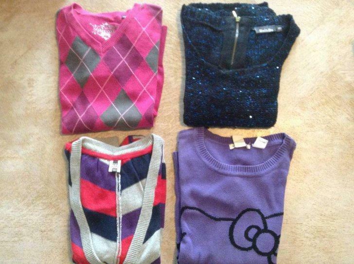 4 tricot  truien meisjes 10jr H&M,Someone,Bel&Bo,, Ophalen of Verzenden, Gebruikt, Meisje, Trui of Vest