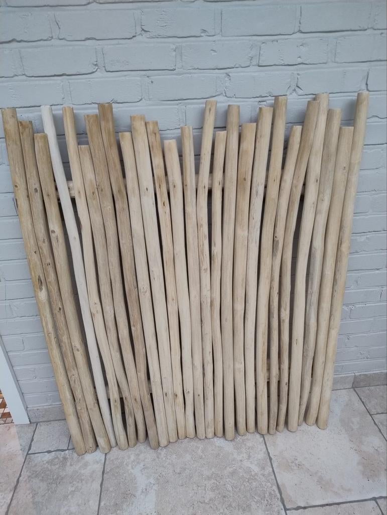 Teak houten tuinschutting / tuinomheining / tuinscherm, Enlèvement, Neuf, Bois