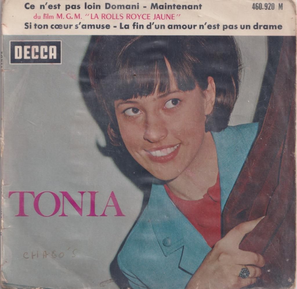 Tonia – Ce n’est pas loin Domani / Maintenant + 2 – EP-, En néerlandais, Enlèvement, Utilisé, 7 pouces