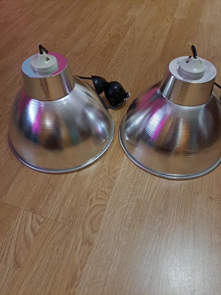 Lampe suspension en aluminium, Enlèvement, Comme neuf, Métal, Industrielle