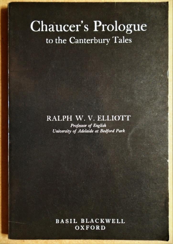 Chaucer's Prologue to the Canterbury Tales - 1967, Gelezen, Europa overig, Ophalen of Verzenden, Ralph W.V. Elliott