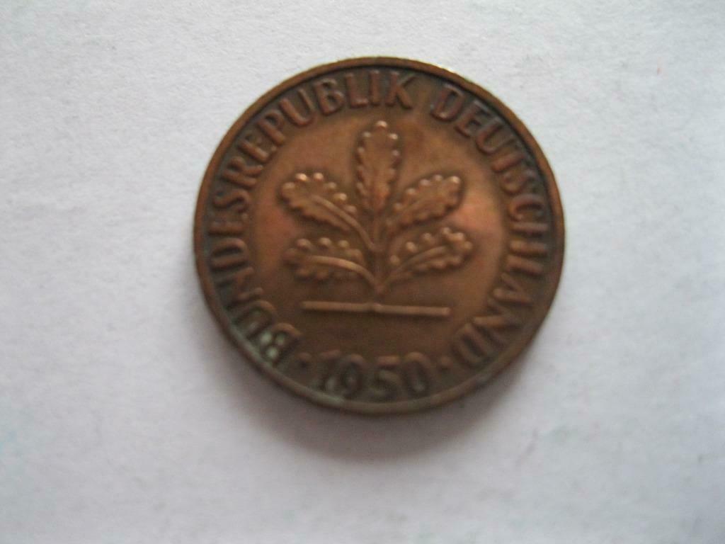 1 Pfennig Bundesrepublik Deutschland 1950, Enlèvement ou Envoi, Allemagne, Monnaie en vrac