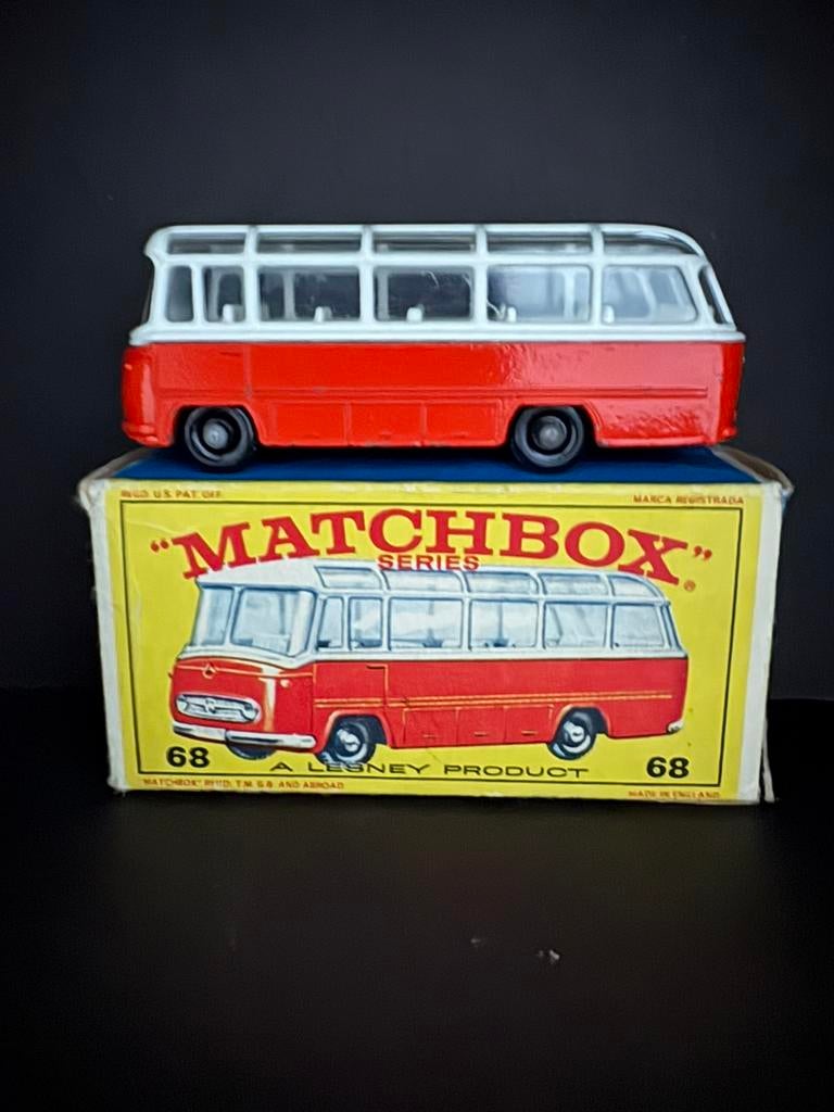 Matchbox nr 68 Mercedes Coach, Ophalen of Verzenden, Zo goed als nieuw, Matchbox