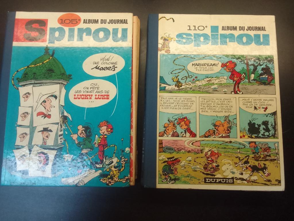 Albums SPIROU 105 & 110 BE 1967 - 1968, Enlèvement ou Envoi, Utilisé