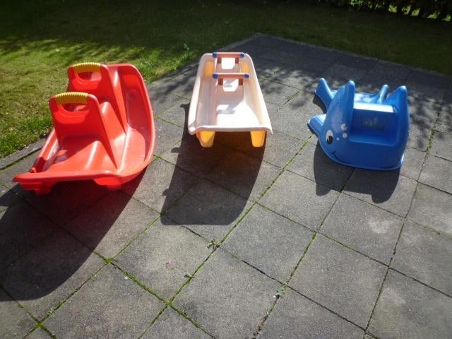 rode kinderwip, Ophalen, Gebruikt