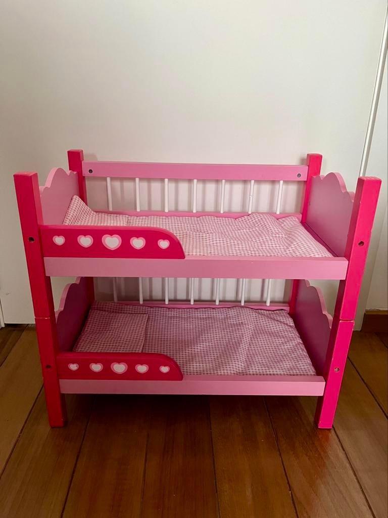 Poppenbed hout, Kinderen en Baby's, Ophalen, Gebruikt, Babypop