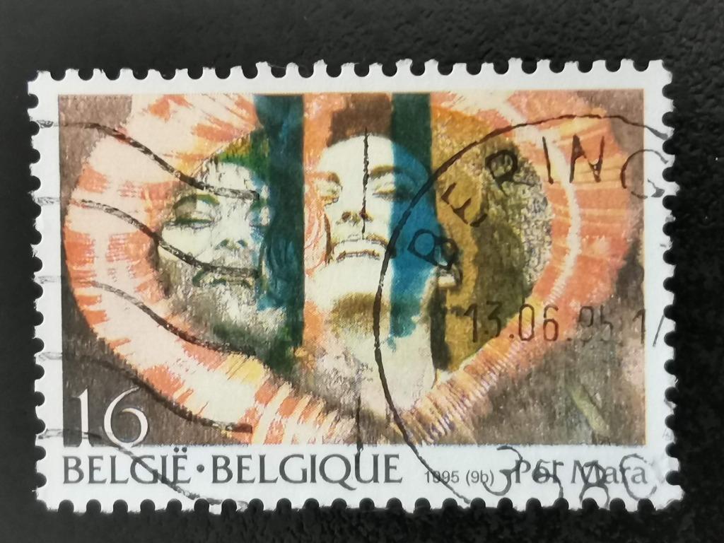 Belgie 1995 - kunst - Pol Mara, Ophalen of Verzenden, Gestempeld, Kunst