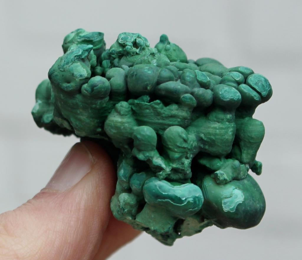 MALACHITE botryoïdale de KOLWEZI au CONGO, Enlèvement ou Envoi, Minéral