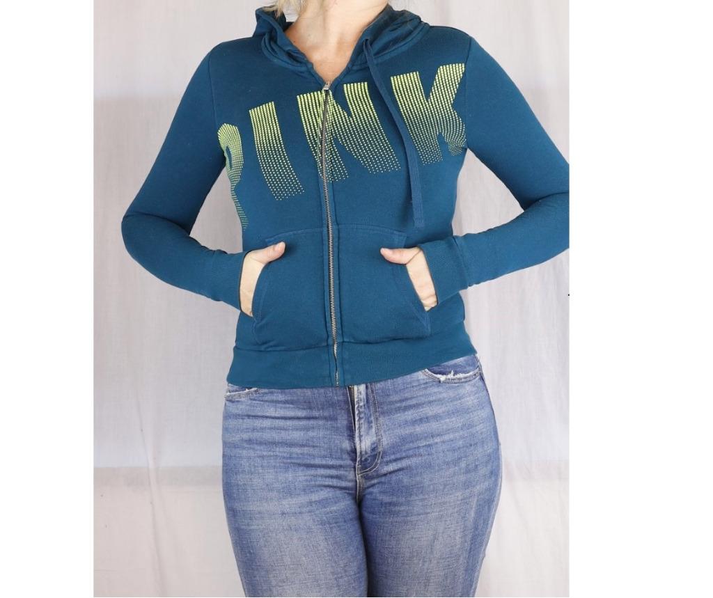 Blauwe trui van Pink - Maat XS, Kleding | Dames, Verzenden, Maat 34 (XS) of kleiner, Blauw