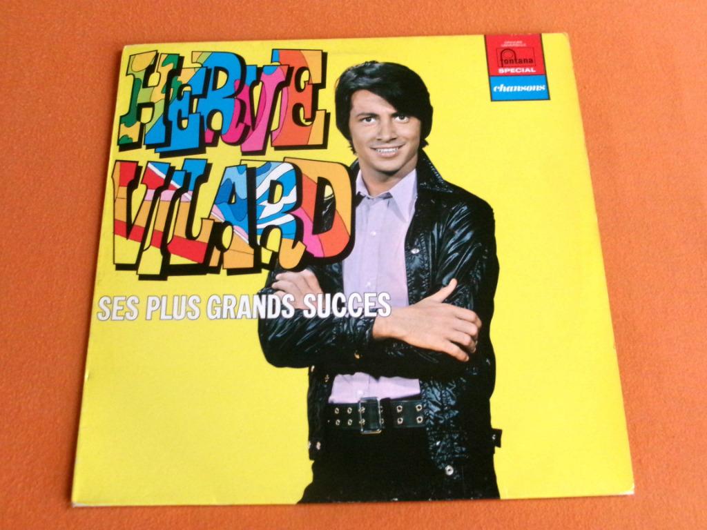 VINYL 33 TOURS : * HERVE VILARD * SES PLUS GRANDS SUCCES *, Enlèvement, Utilisé, Autres formats