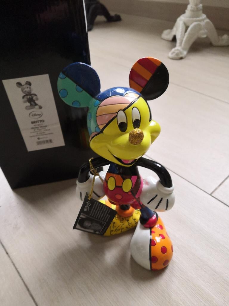 britto mickey mouse, Collections, Enlèvement ou Envoi, Mickey Mouse, Neuf, Statue ou Figurine